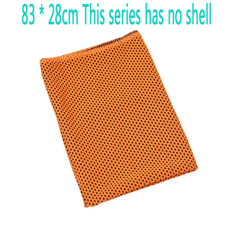 Quick Drying Cooling Microfiber Towel Instant Cooling Relief Sports Portable Yoga Gym Pilates Running Travel Towel Silicone Bag
