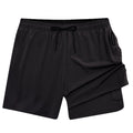 Mens Beach Pants, Zipper Pockets, 2 In 1 Swimming Pants, Mens Anti Embarrassment, Quick Drying, and Anti Splashing Solid Color Shorts