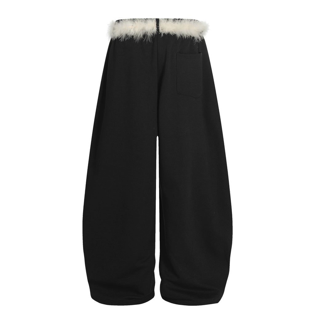 Urban Solid Color Casual Loose Fit Women's Casual Pants