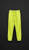 Sunny Yellow Mesh Joggers