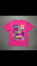 Hot Pink Graphic Print Tee