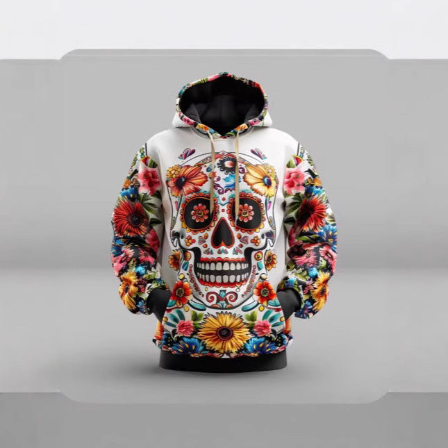 Traditional retro style 3D digital printed sportswear for men