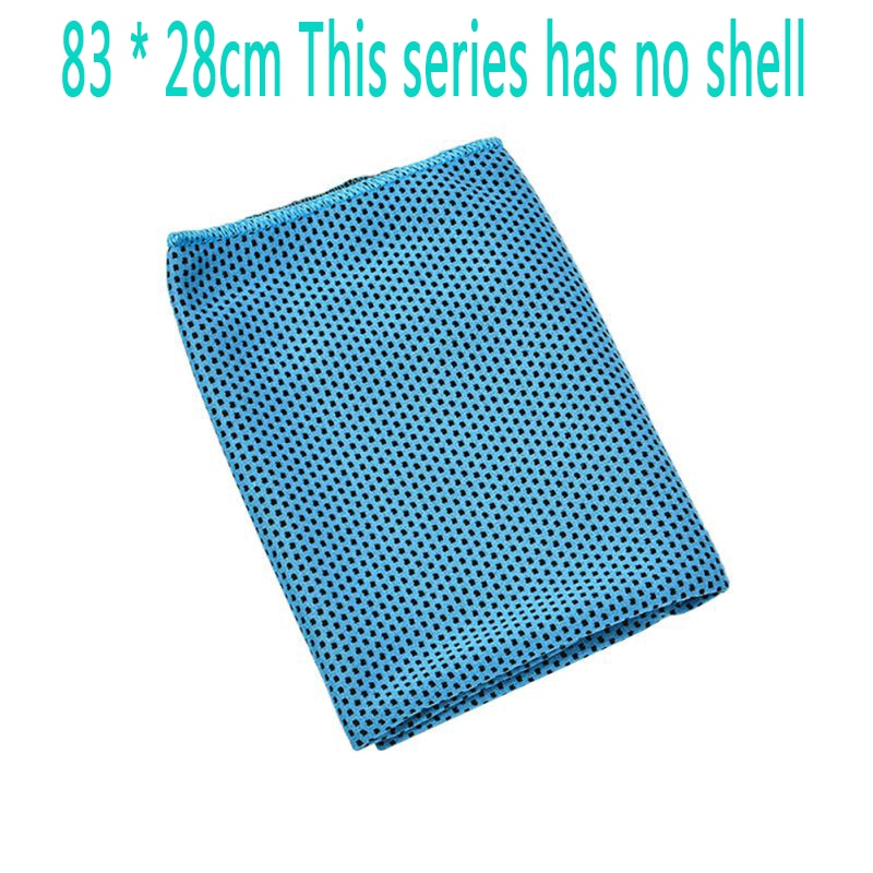Quick Drying Cooling Microfiber Towel Instant Cooling Relief Sports Portable Yoga Gym Pilates Running Travel Towel Silicone Bag