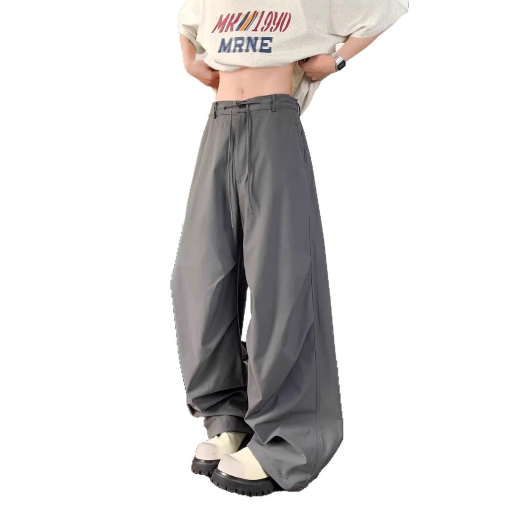 Wrinkle-Resistant Oversized Paratrooper Pants